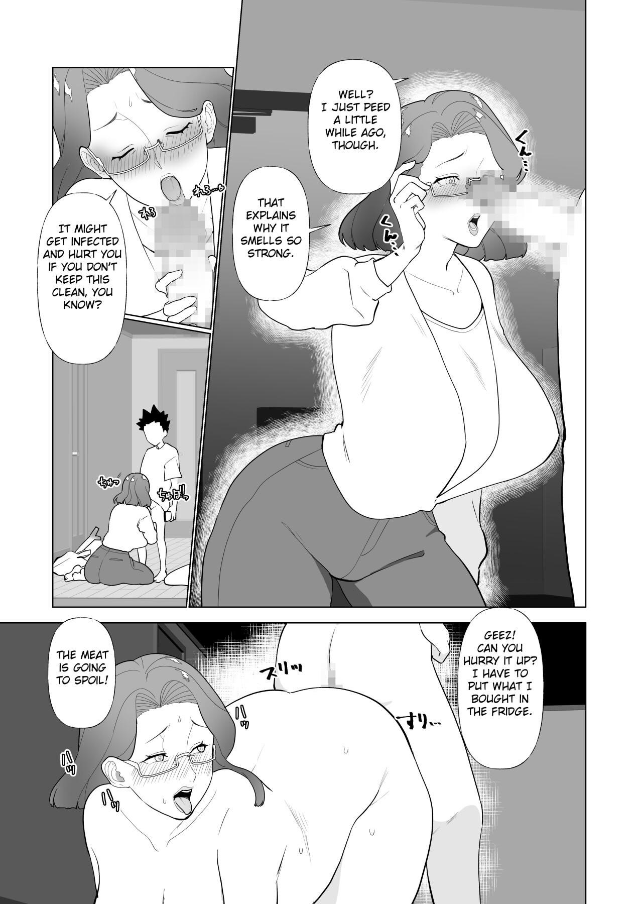 Hentai Manga Comic-Hypnotic mom and naughty son!-Read-34